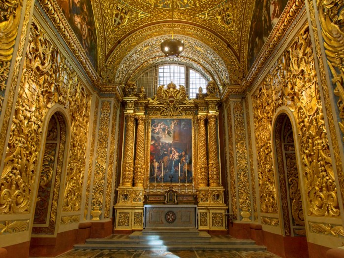 08 Oct 2012, Valletta, Malta Island, Malta --- Chapel of Germany, Interior of St. John's Co-Cathedral, Valletta, Malta, Europe --- Image by © Sylvain Sonnet/Corbis